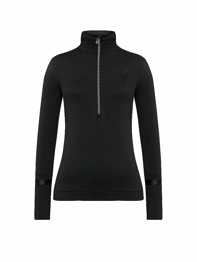 TONI SAILER | Damen Unterzieh Zipshirt Amie | schwarz