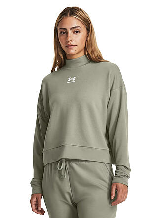 UNDER ARMOUR | Damen Sweater UA Rival Terry Mock Crew