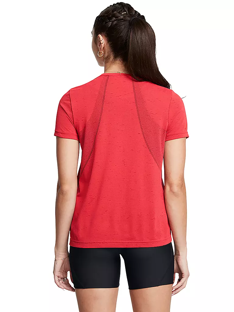 UNDER ARMOUR | Damen Fitnessshirt Vanish Seamless Loose | dunkelrot