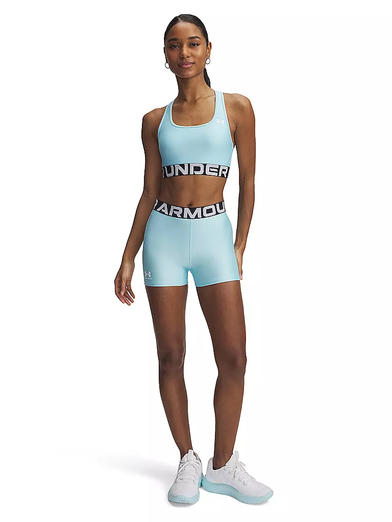 UNDER ARMOUR | Damen Fitnessshort HeatGear®  | hellblau