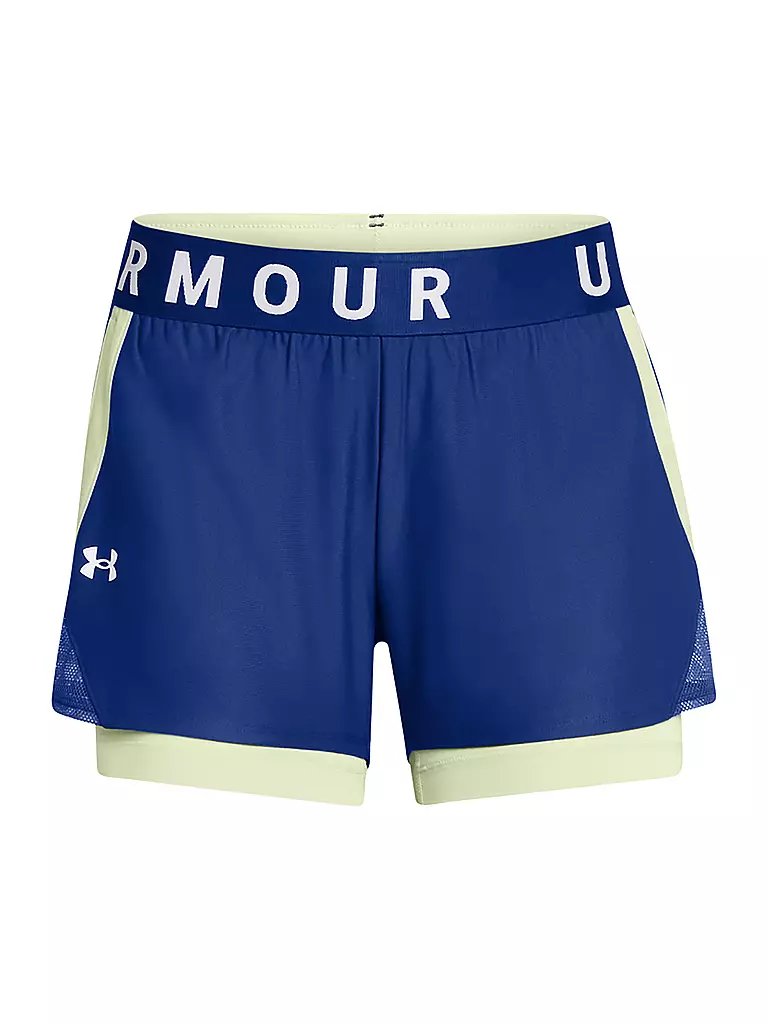 UNDER ARMOUR | Damen Fitnessshort UA Play Up 2in1 | blau