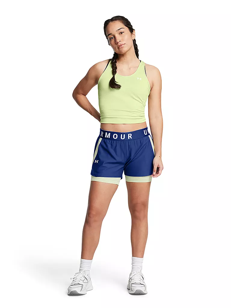 UNDER ARMOUR | Damen Fitnessshort UA Play Up 2in1 | blau