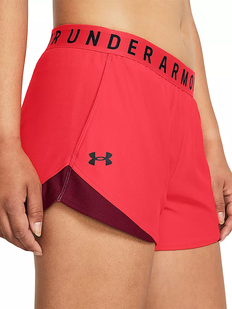 UNDER ARMOUR | Damen Fitnessshort UA Play Up 3.0 | rot