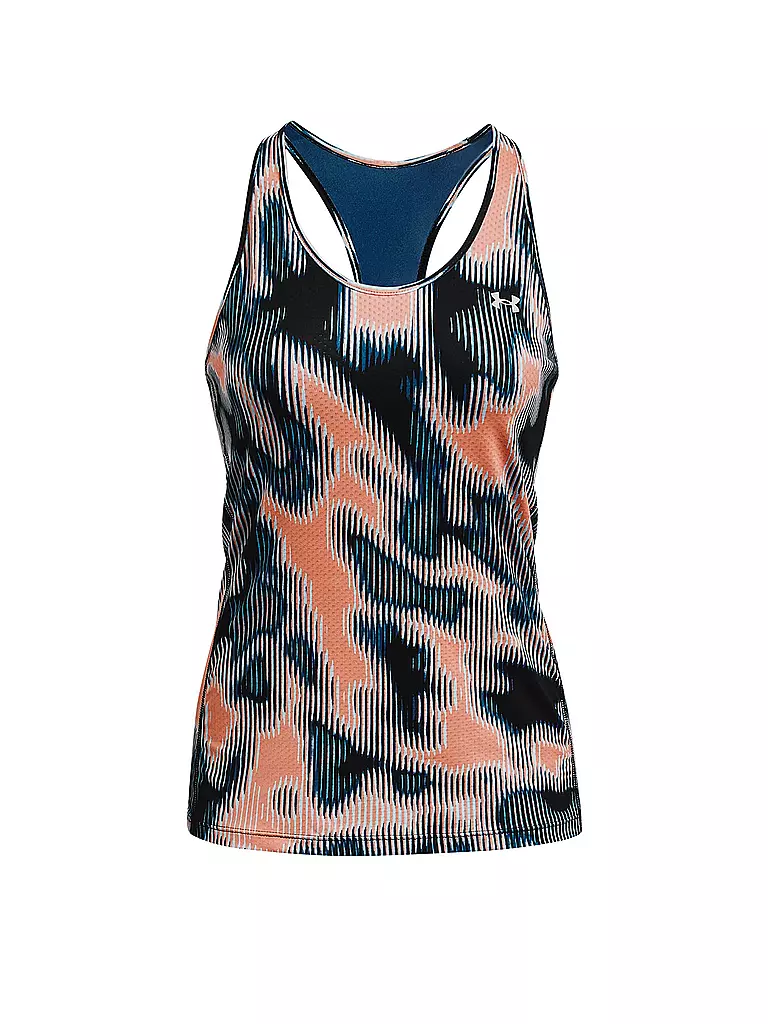 UNDER ARMOUR | Damen Fitnesstank UA HeatGear Armour Racer Print  | orange