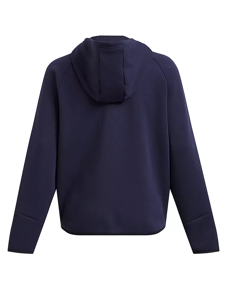 UNDER ARMOUR | Damen Kapuzenjacke UA Unstoppable Fleece mit durchgehendem Zip | dunkelrot