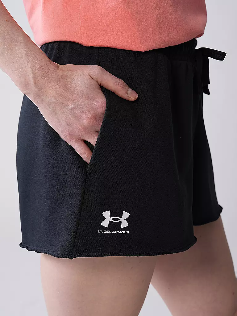 UNDER ARMOUR | Damen Short UA Rival Terry | schwarz