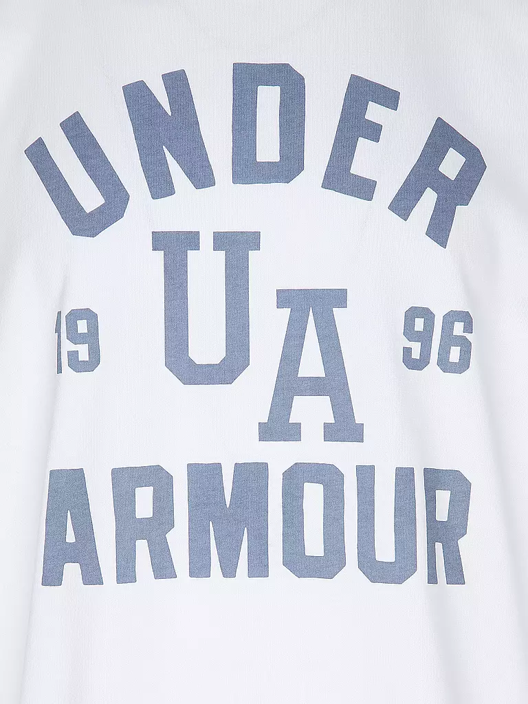 UNDER ARMOUR | Damen T-Shirt UA Heavyweight Oversized Collegiate | weiss