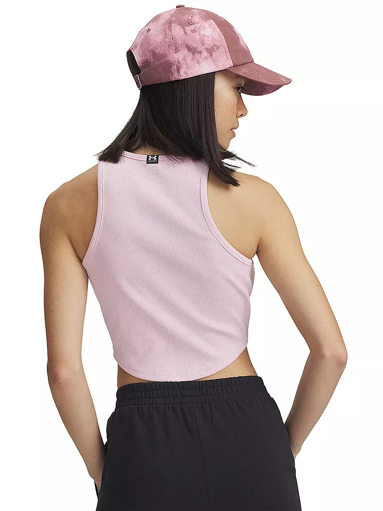 UNDER ARMOUR | Damen Tank UA Rival RIB Crop | weiss