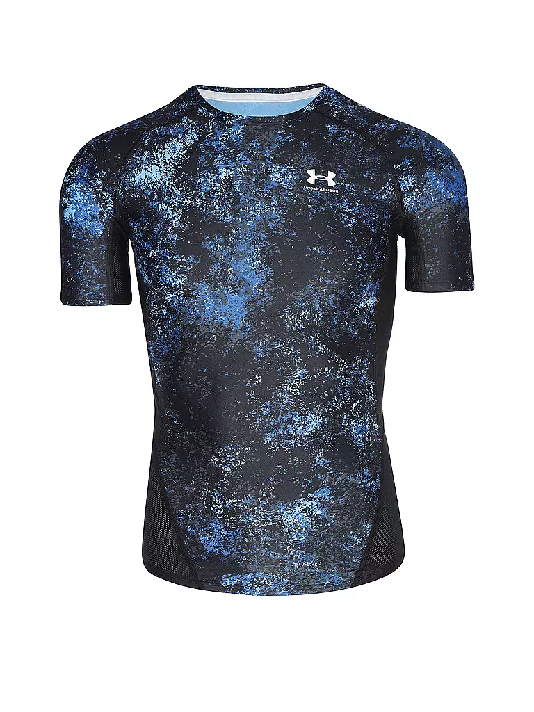 UNDER ARMOUR | Herren Fitnessshirt HeatGear® Iso-Chill Graphic | dunkelblau