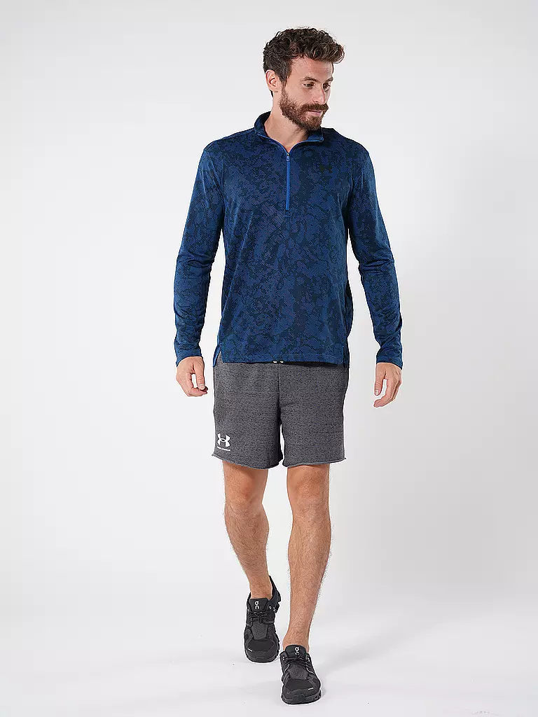 UNDER ARMOUR | Herren Fitnessshirt UA Tech™ Vent Geode mit ½ Zip | dunkelblau