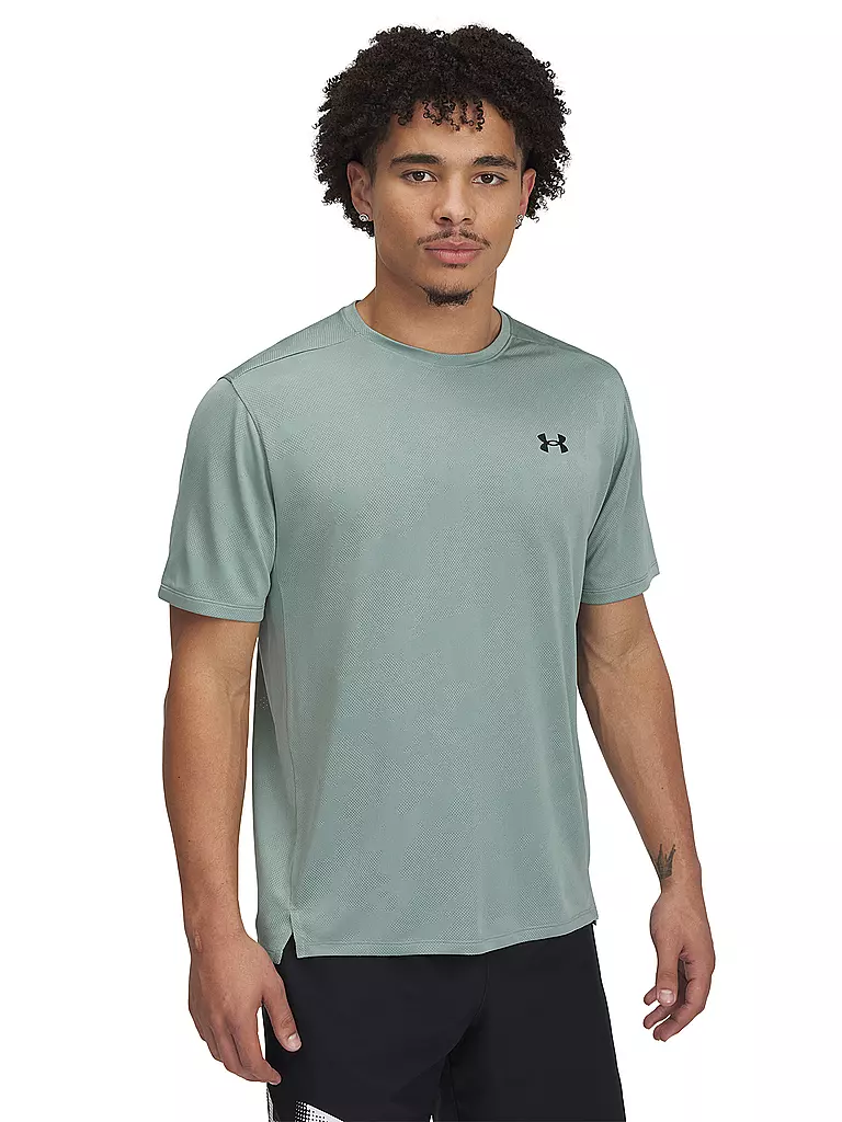 UNDER ARMOUR | Herren Fitnessshirt UA TechTM Vent Jacquard | olive