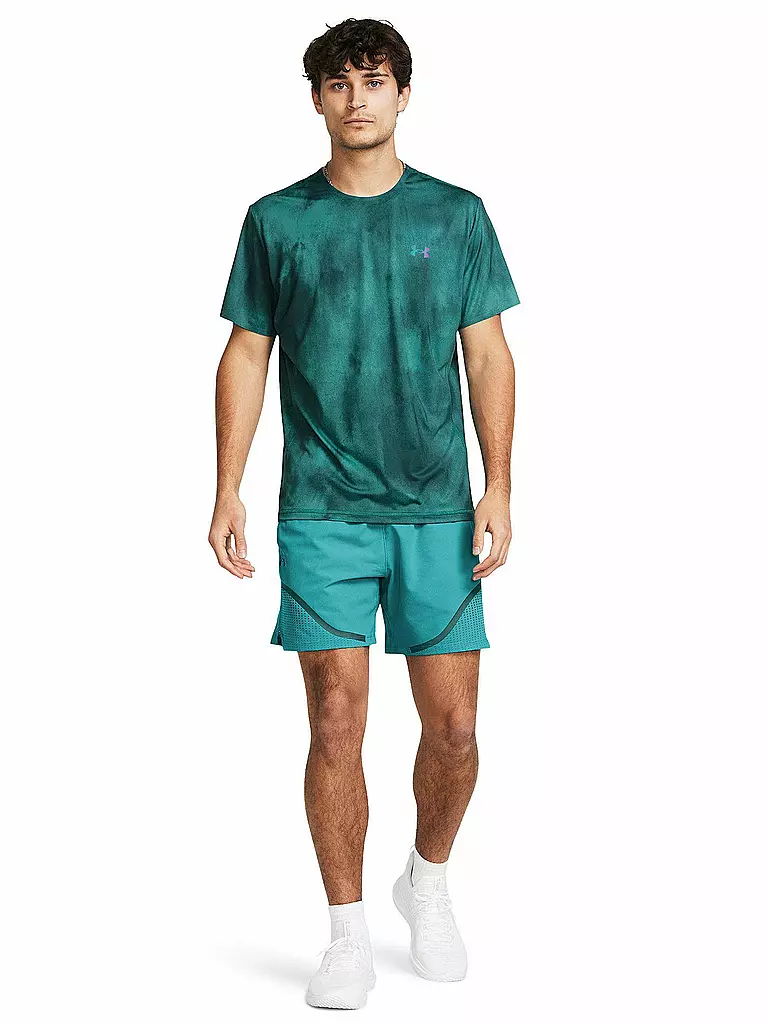 UNDER ARMOUR | Herren Fitnessshort UA Vanish Woven 6" Graphic  | türkis