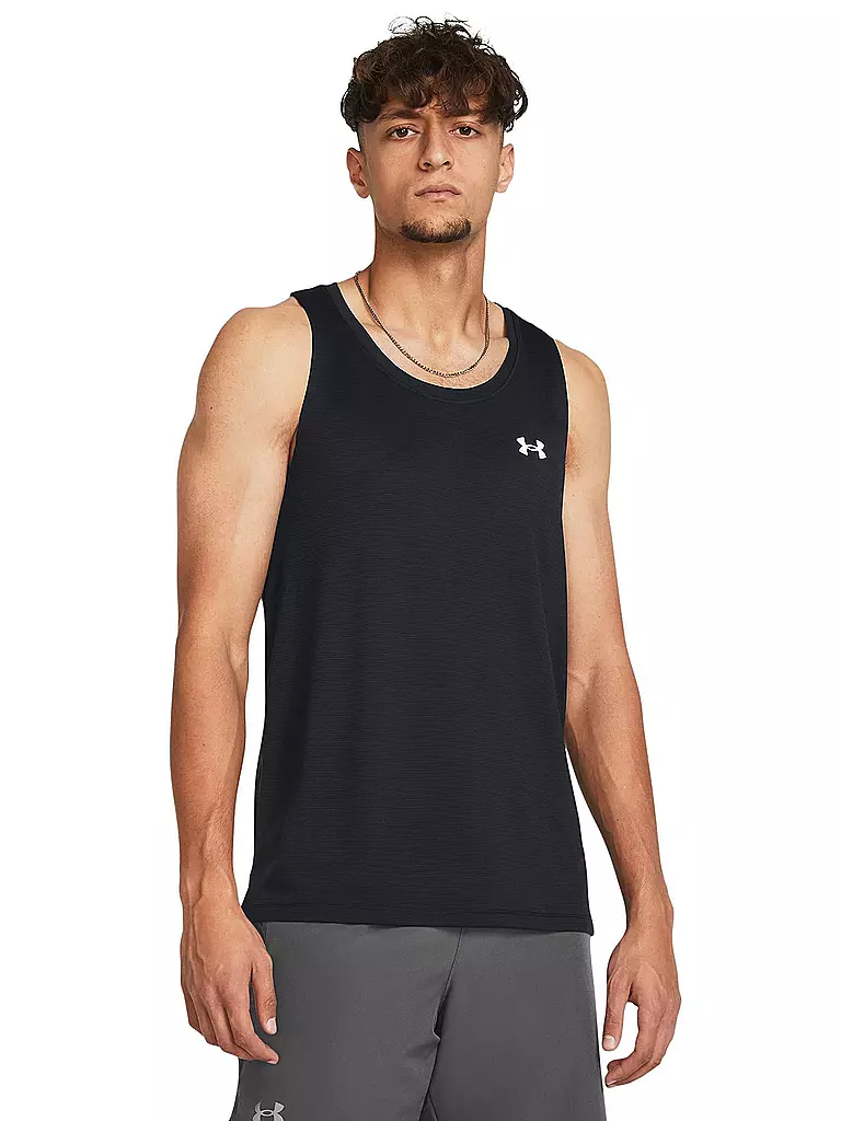 UNDER ARMOUR | Herren Fitnesstank UA Launch Streaker | schwarz