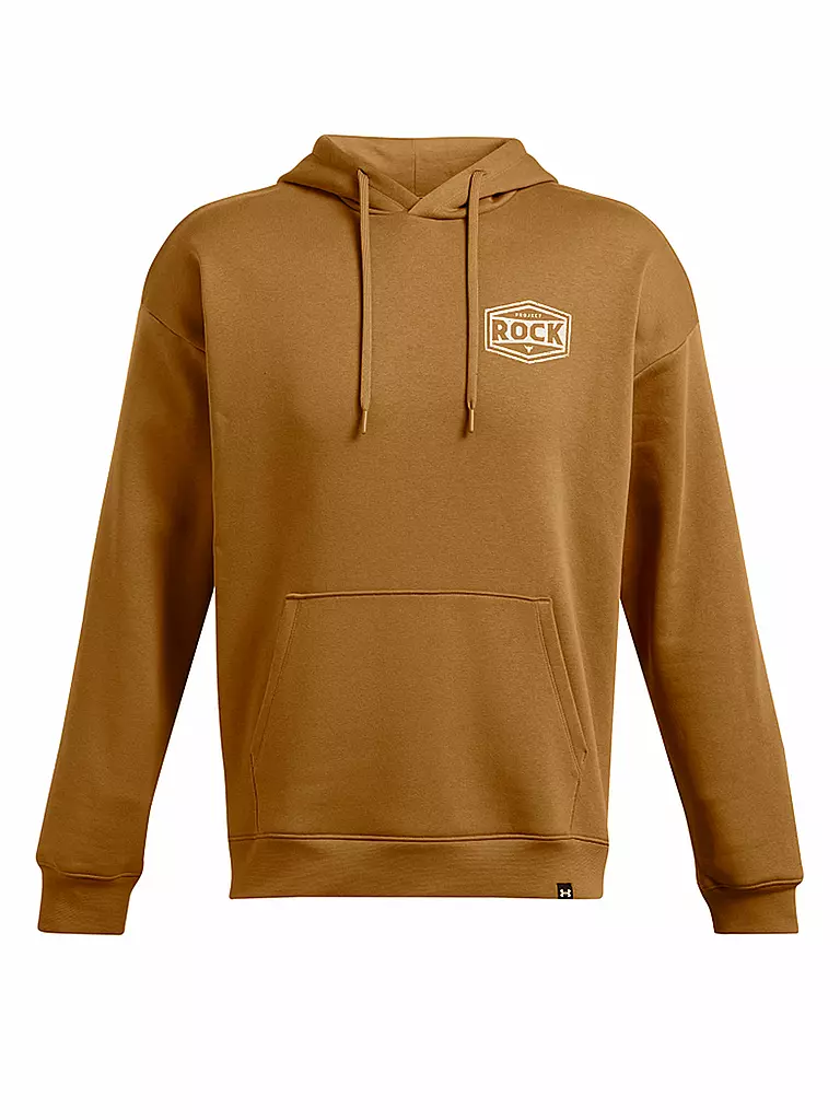 UNDER ARMOUR | Herren Hoodie The Rock icon FLC | senf