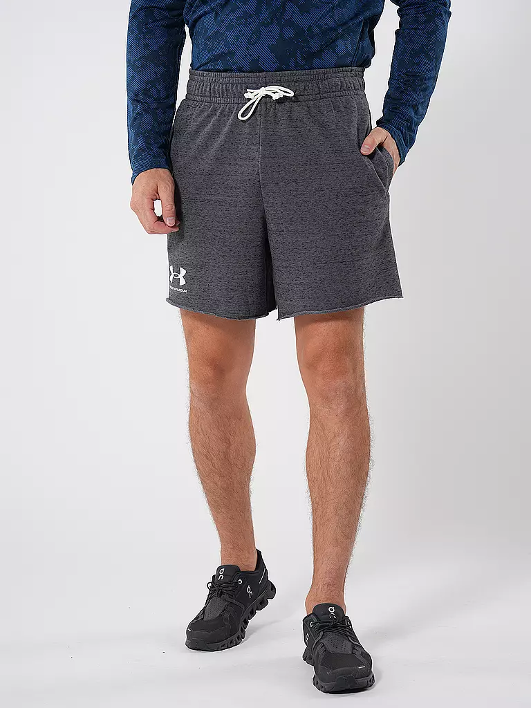 UNDER ARMOUR | Herren Short UA Rival French Terry | schwarz