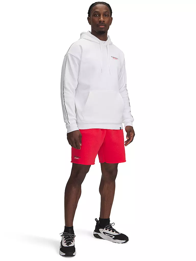 UNDER ARMOUR | Herren Short UA The Rock Icon Fleece | rot