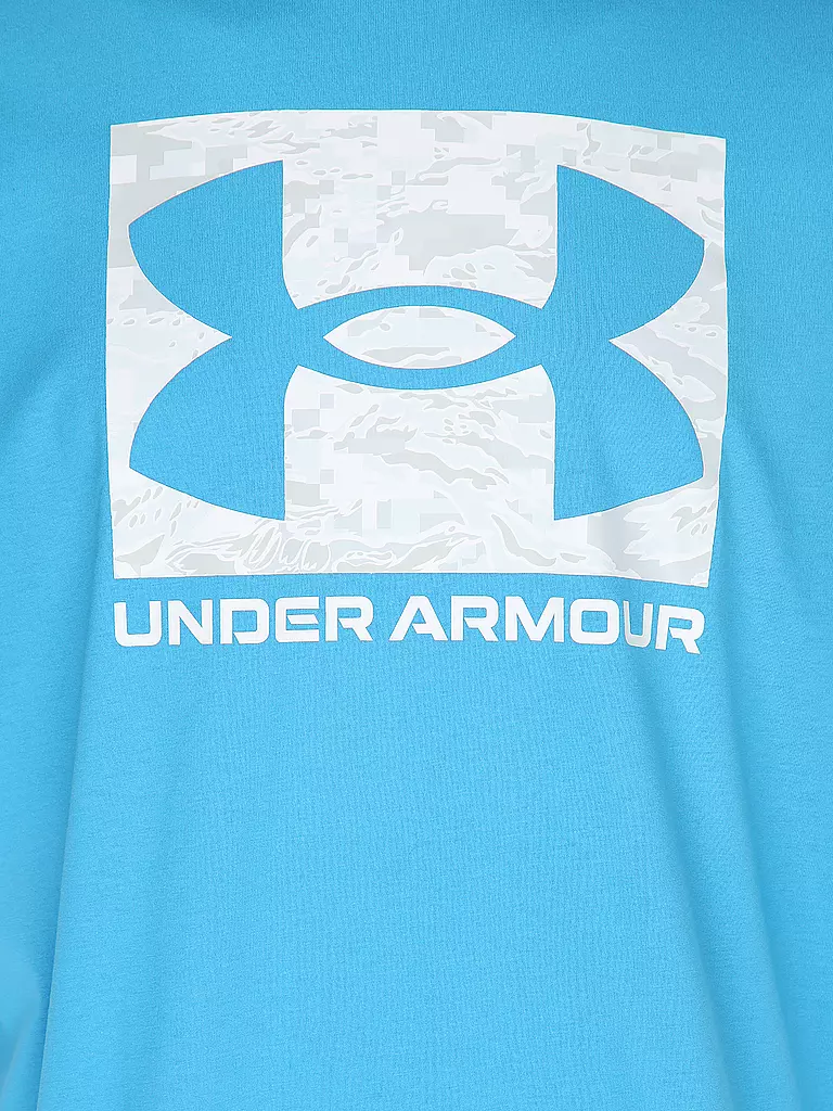 UNDER ARMOUR | Herren T-Shirt UA ABC Camo Boxed Logo | dunkelblau