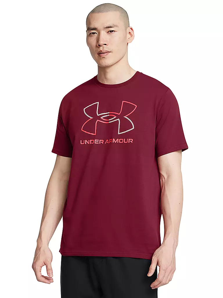 UNDER ARMOUR | Herren T-Shirt UA Foundation | dunkelrot