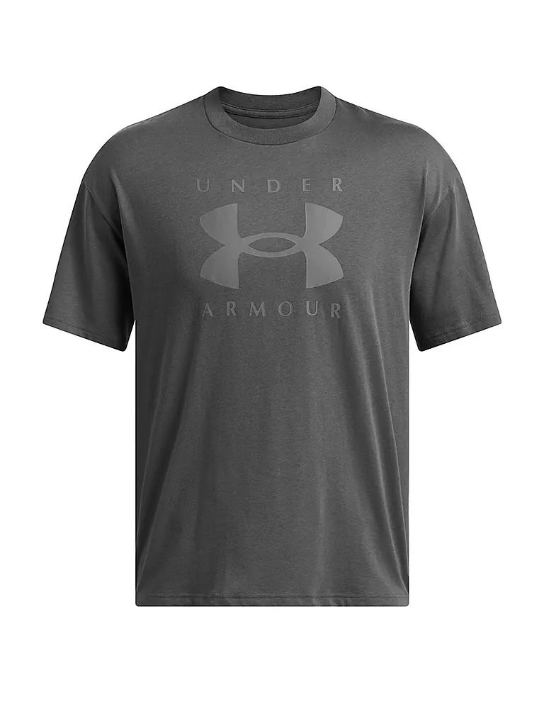 UNDER ARMOUR | Herren T-Shirt UA Heavyweight Logo | grau