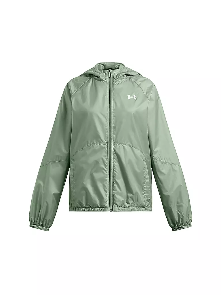 UNDER ARMOUR | Mädchen Jacke UA SportStyle Windbreaker | olive