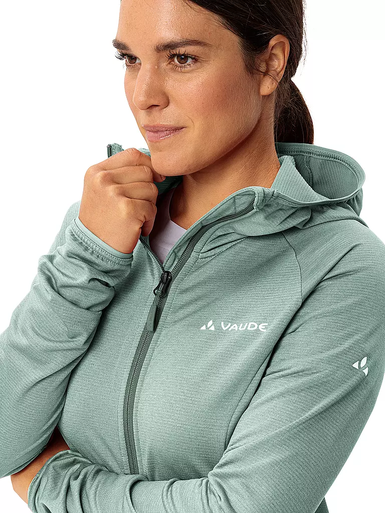 VAUDE | Damen Fleecejacke Tekoa II Hoodie | hellgrün