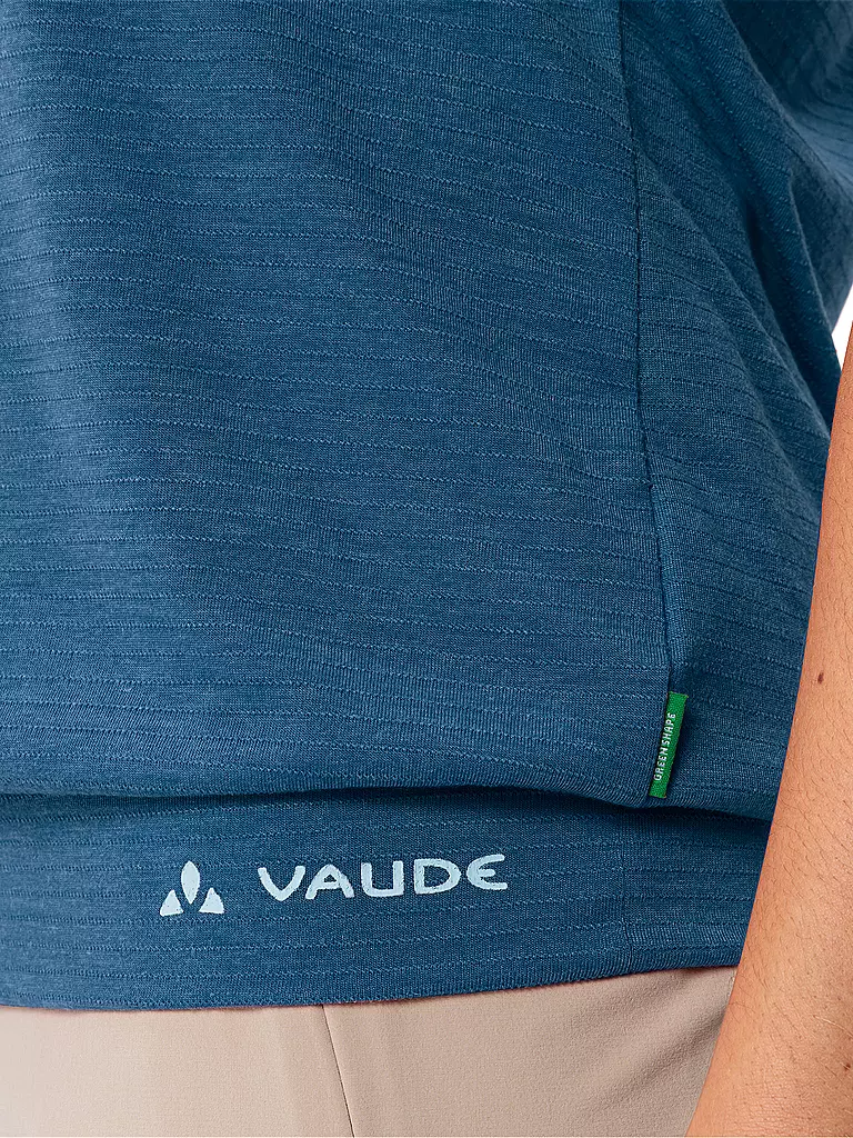 VAUDE | Damen Funktionsshirt Skomer Streifen | hellgrün