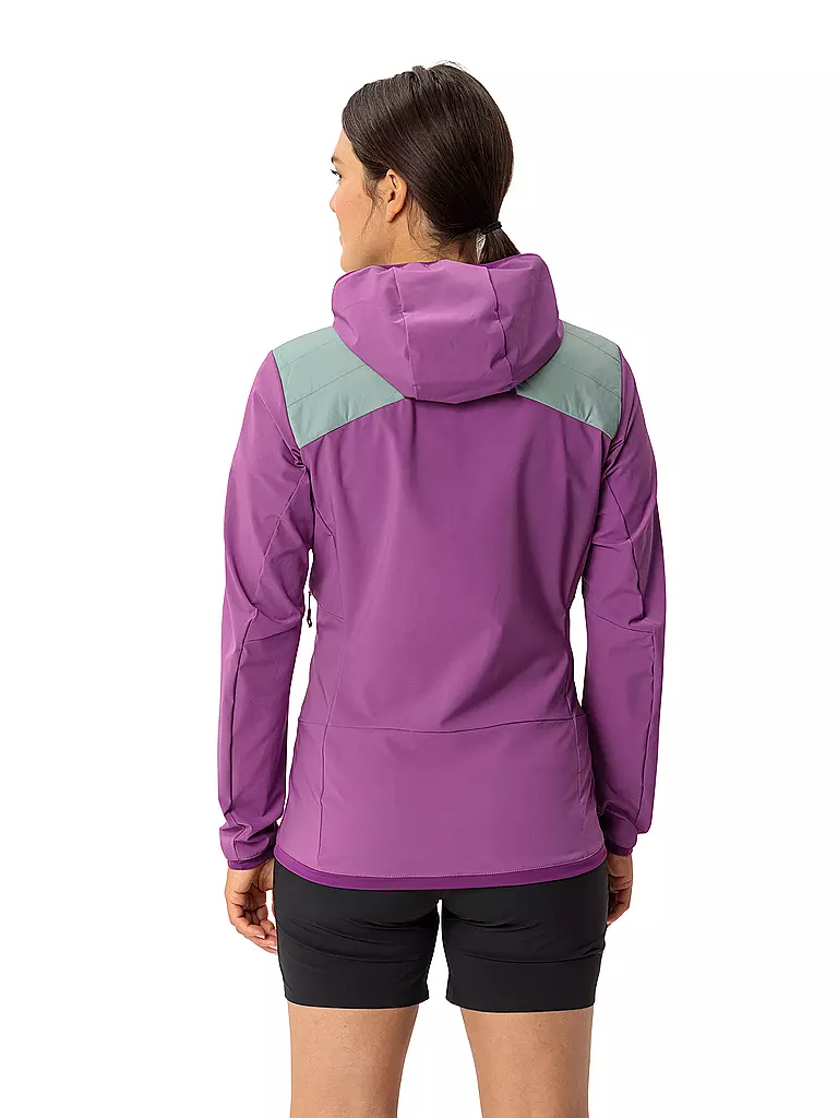 VAUDE | Damen Hybridjacke Brenva Hoodie | hellblau