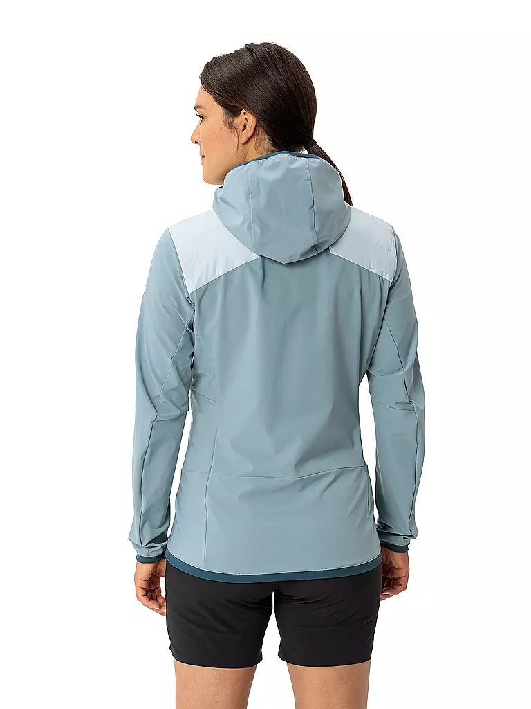 VAUDE | Damen Hybridjacke Brenva Hoodie | hellblau