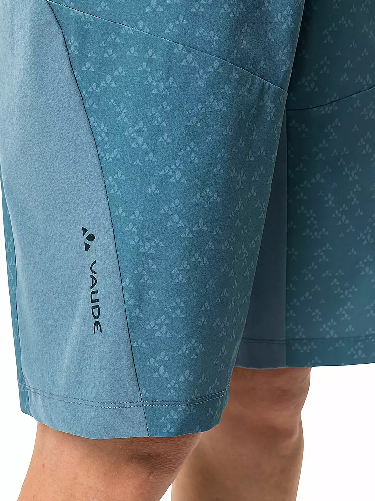 VAUDE | Damen Radshort Ledro Print | hellblau