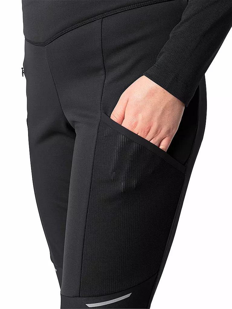 VAUDE | Damen Softshell Wanderhose Larice | schwarz