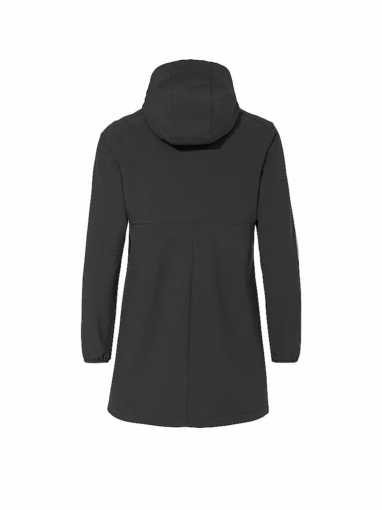 VAUDE | Damen Softshellparka Moena  warm Hoodie | schwarz