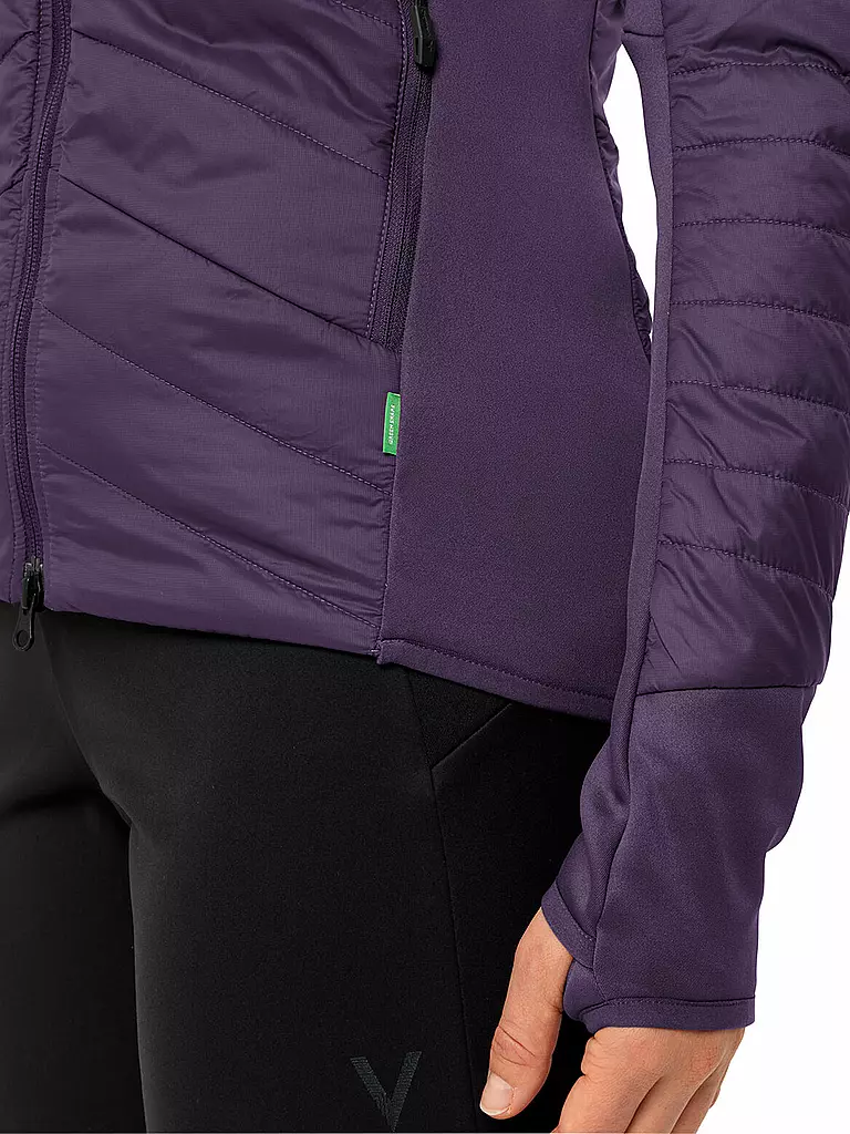 VAUDE | Damen Touren Isojacke Sesvenna Hoodie | dunkelrot