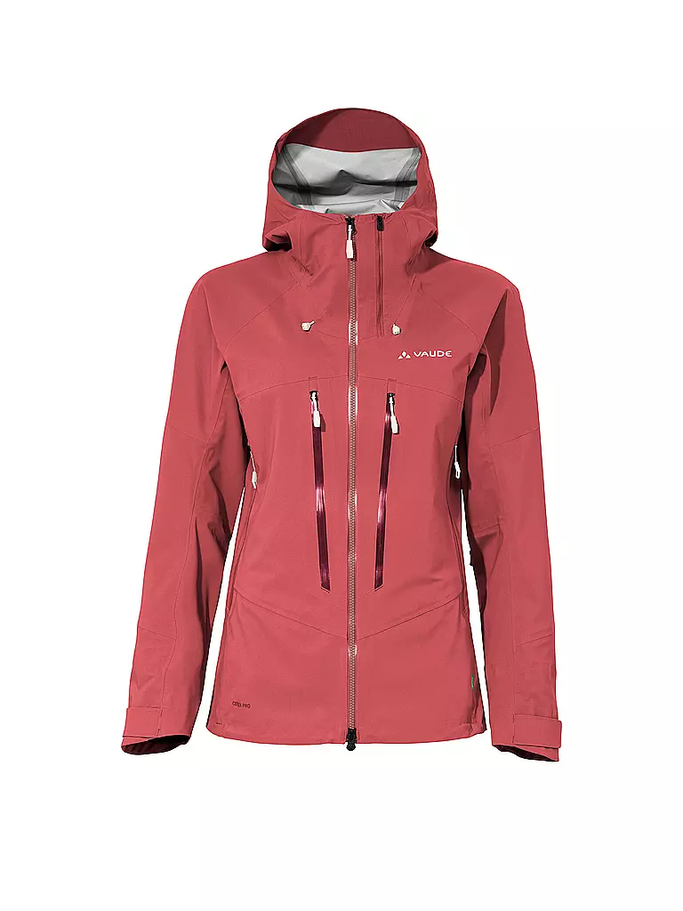 VAUDE | Damen Tourenjacke Monviso 3L | dunkelrot