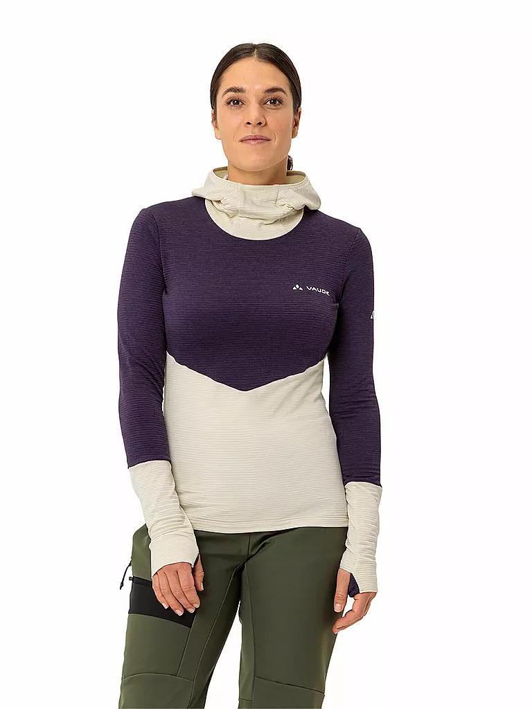 VAUDE | Damen Tourenshirt Monviso Hoodie | lila