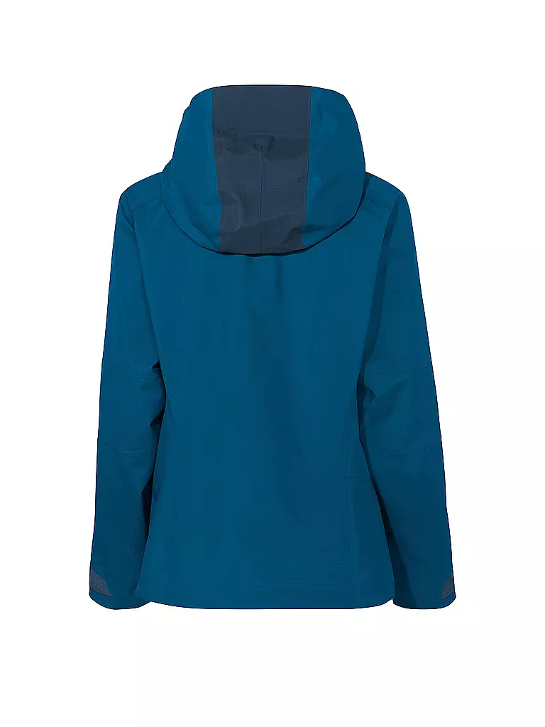 VAUDE | Damen Wanderjacke Croz Alpine 3L Hoodie | dunkelblau