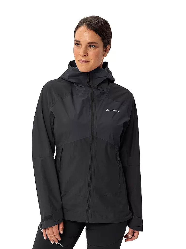 VAUDE | Damen Wanderjacke Simony 2.5L Hoodie | schwarz