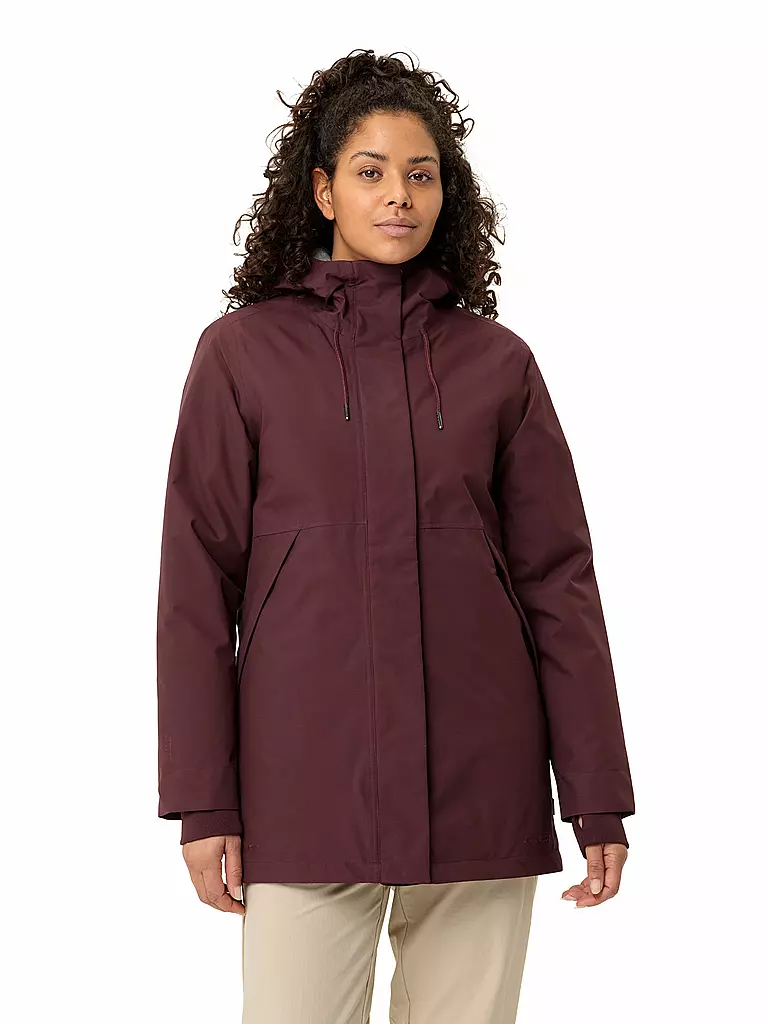 VAUDE | Damen Winterparka Coreway PL Hoodie | braun