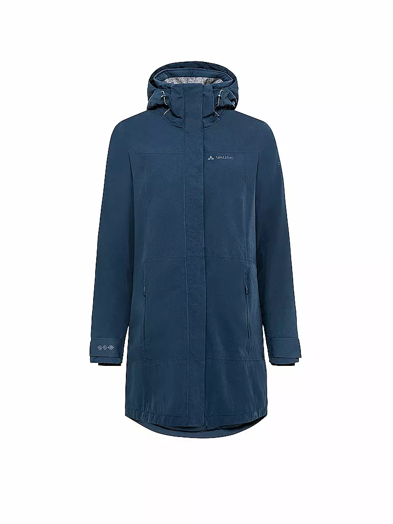 VAUDE | Damen Winterparka Skomer II Wool  | dunkelblau