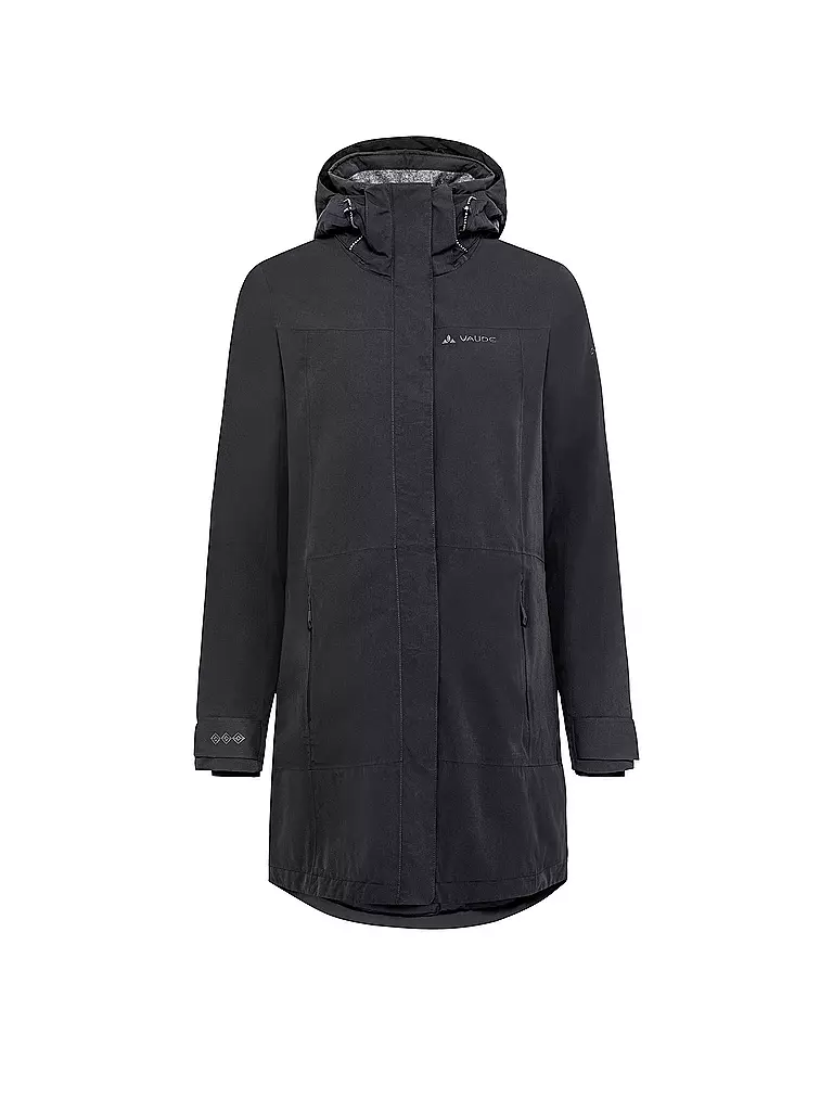 VAUDE | Damen Winterparka Skomer II Wool  | schwarz