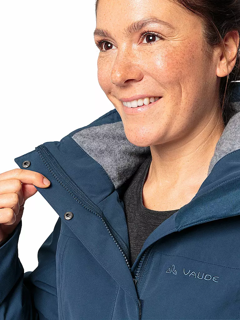 VAUDE | Damen Winterparka Skomer II Wool  | dunkelblau