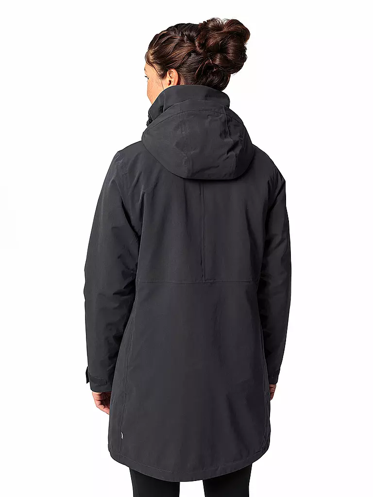 VAUDE | Damen Winterparka Skomer II Wool  | schwarz