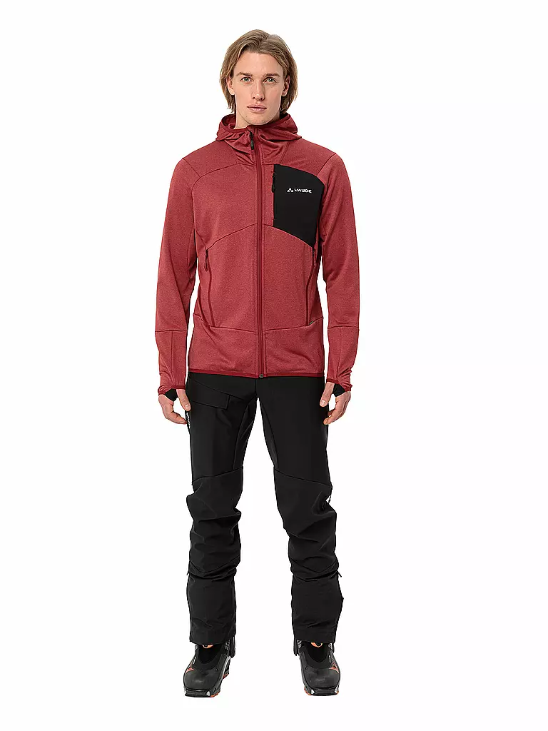 VAUDE | Herren Touren Fleecejacke Monviso | dunkelrot