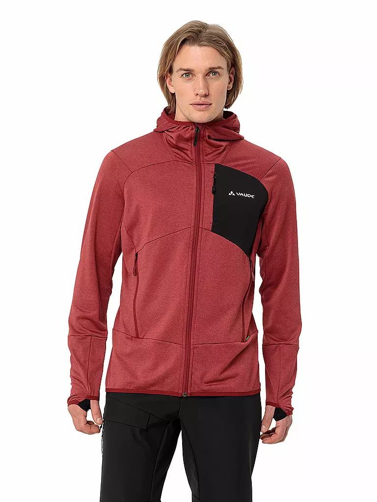 VAUDE | Herren Touren Fleecejacke Monviso | dunkelrot