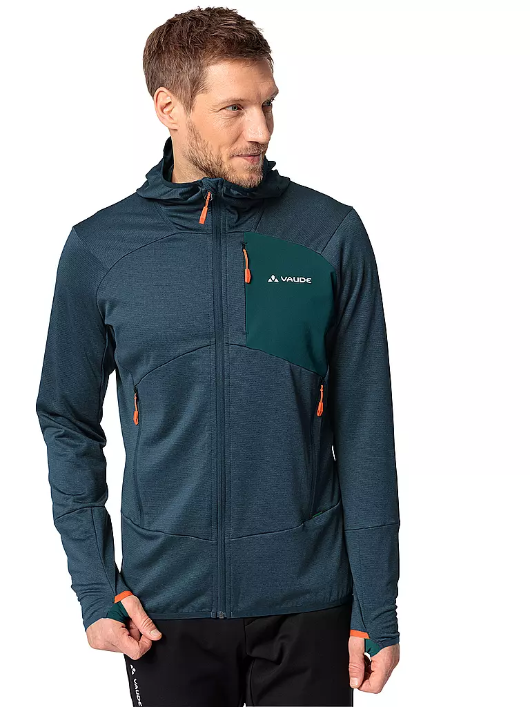 VAUDE | Herren Wanderjacke Simony 2,5L Hoodie | dunkelgrün