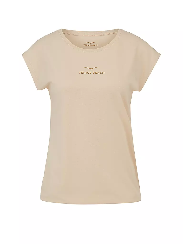 VENICE BEACH |  Damen Fitnessshirt Wonder  | creme