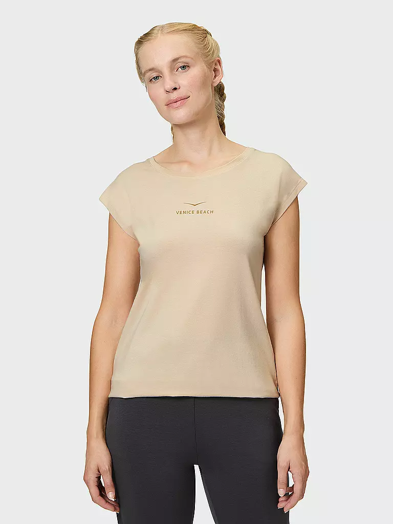 VENICE BEACH |  Damen Fitnessshirt Wonder | schwarz