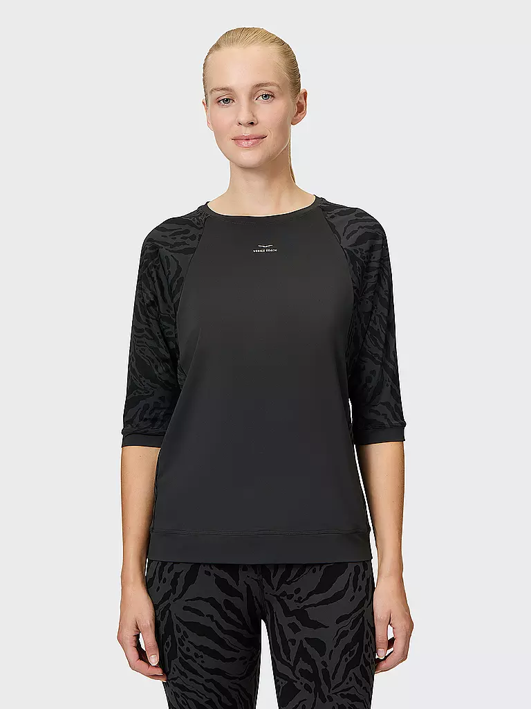 VENICE BEACH | Damen Fitnessshirt Rumer | schwarz