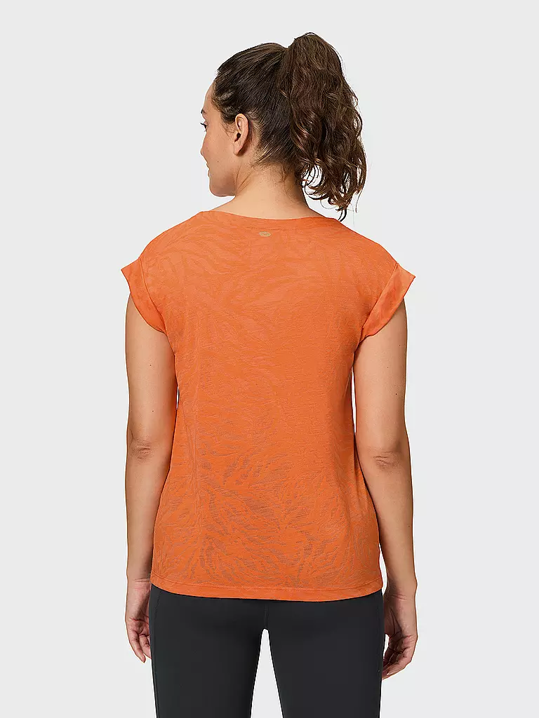 VENICE BEACH | Damen Fitnessshirt Tirara | orange