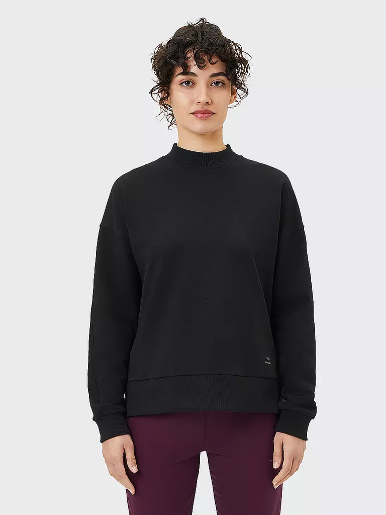 VENICE BEACH | Damen Fitnesssweater Aislinn | schwarz