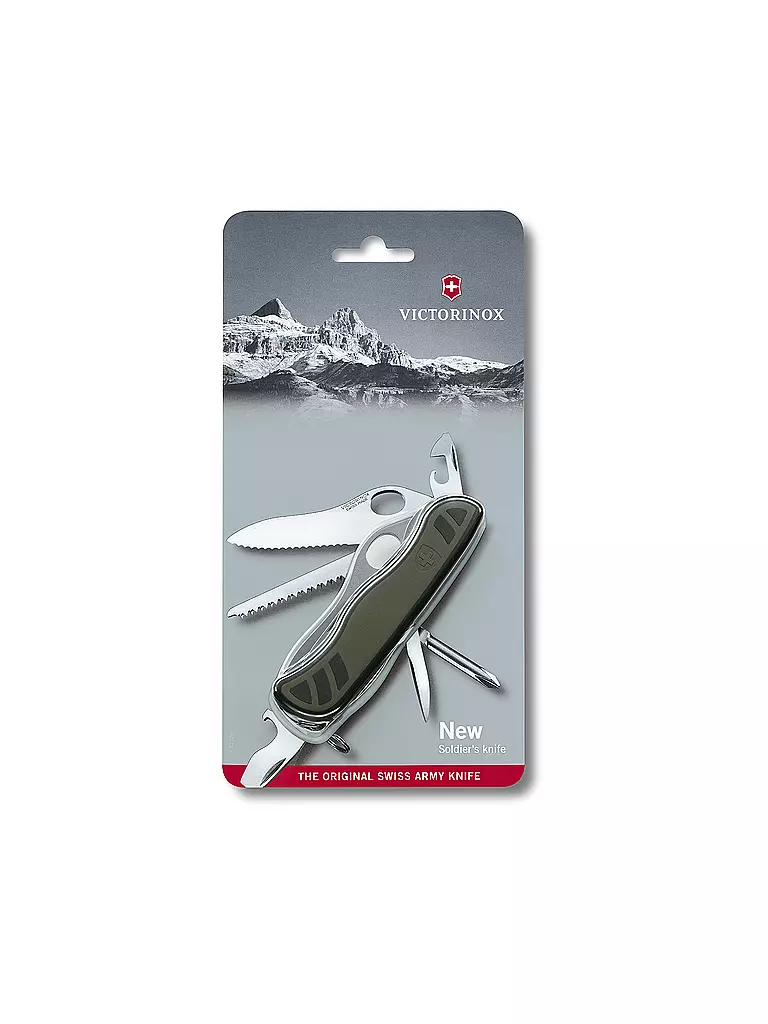 VICTORINOX | Taschenmesser Schweizer Soldatenmesser 08 | olive